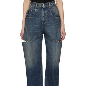Mason Margiela Dark Wash Side Slit 5 Pocket Jeans Size 40 EU